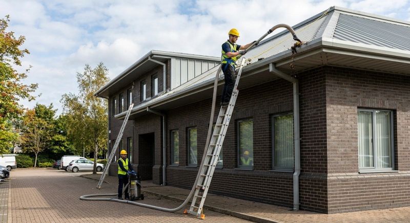 Church Gutter Cleaning in Roseville, CA